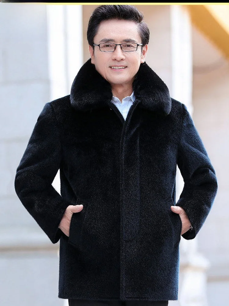 

Thiened Removable Inner Cotton Jaet Warm Winter Outerwear for Middle-Aged And ly TUCANO Brand Casual Loose Fit