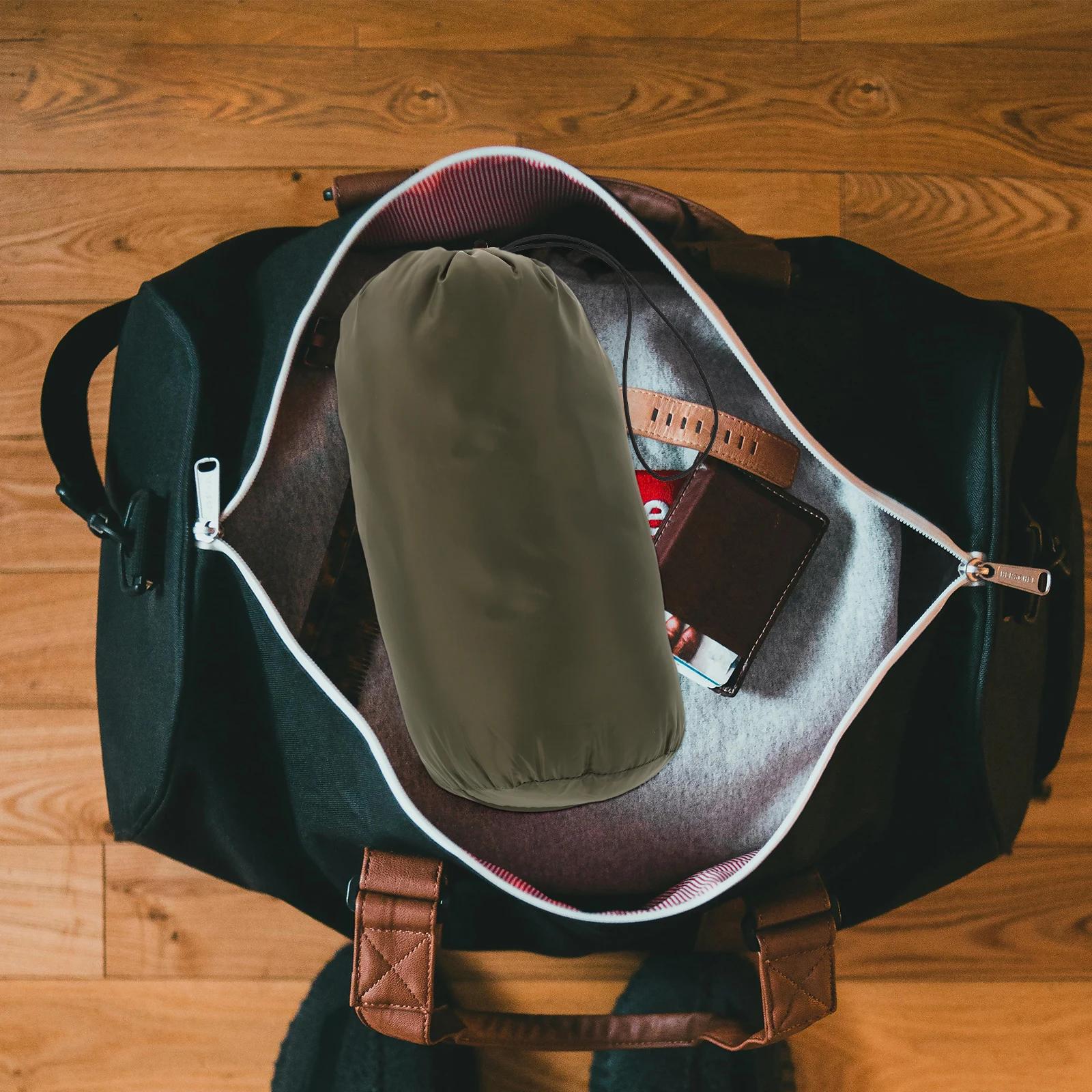 

Down Jacket Storage Lightweight Portable Compression Sack Camping Travel Gear Pouch Clothes Organizer Dry Clean Laundry Bag