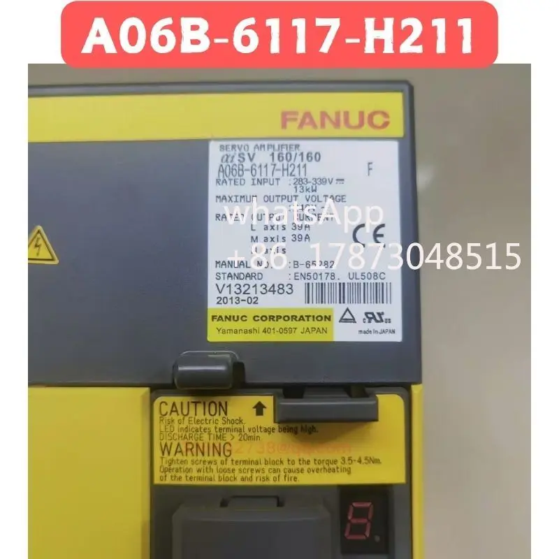 Used driver A06B-6117-H211  test OK