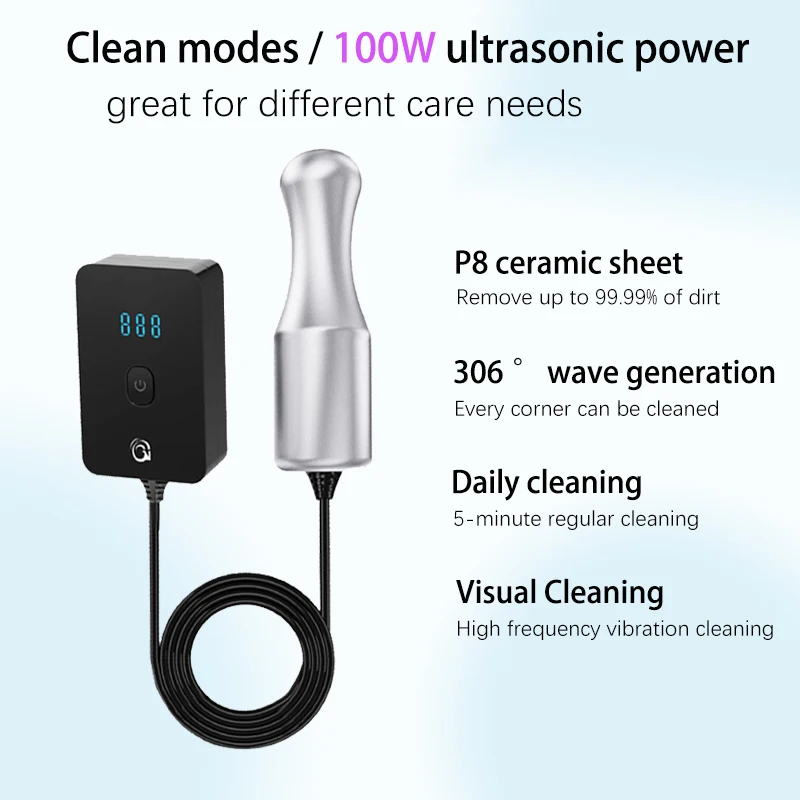 Portable Digital Split Ultrasonic Cleaning Rod Cleaner Washing Machine Jewelry Tableware Baby Toys Washer Ultrasound Equipment