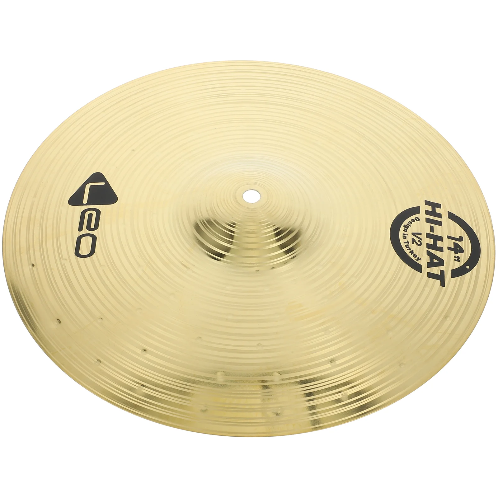 Brass Crash Cymbal Prop para Drum Players, Acessórios para Instrumentos Musicais, Percussão, Tamanho Opcional do Tambor, 14 in, 16 in