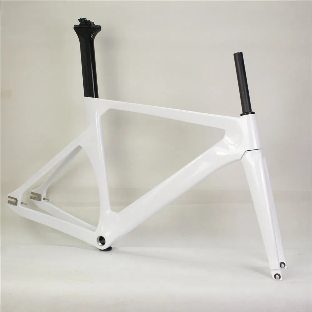 China Factory direct sale Aero Track Bicycle Frames 700*25C Tire Time Trial Bike Parts 1-1/8