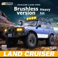 New FMS FCX10 Pro Rc Car LC80 Pro Simulation Toyota Land Cruiser LC80Pro Remote Control Off-Road Vehicle Holiday Gift Custom