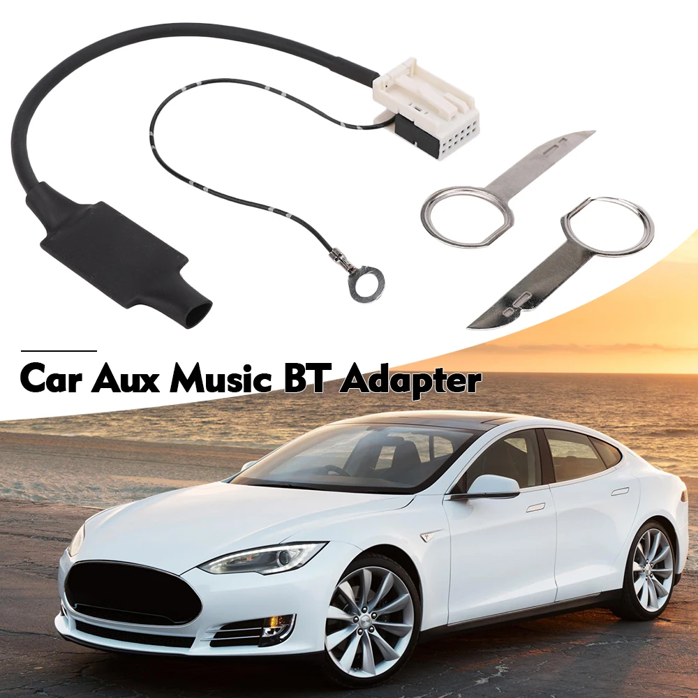 Car Aux Music BT Adapter Replacement for AUDI A3 8P RS3 A4 B7 TT 8J Concert Chorus 2+ 3 BNS 5.0 RNS-E