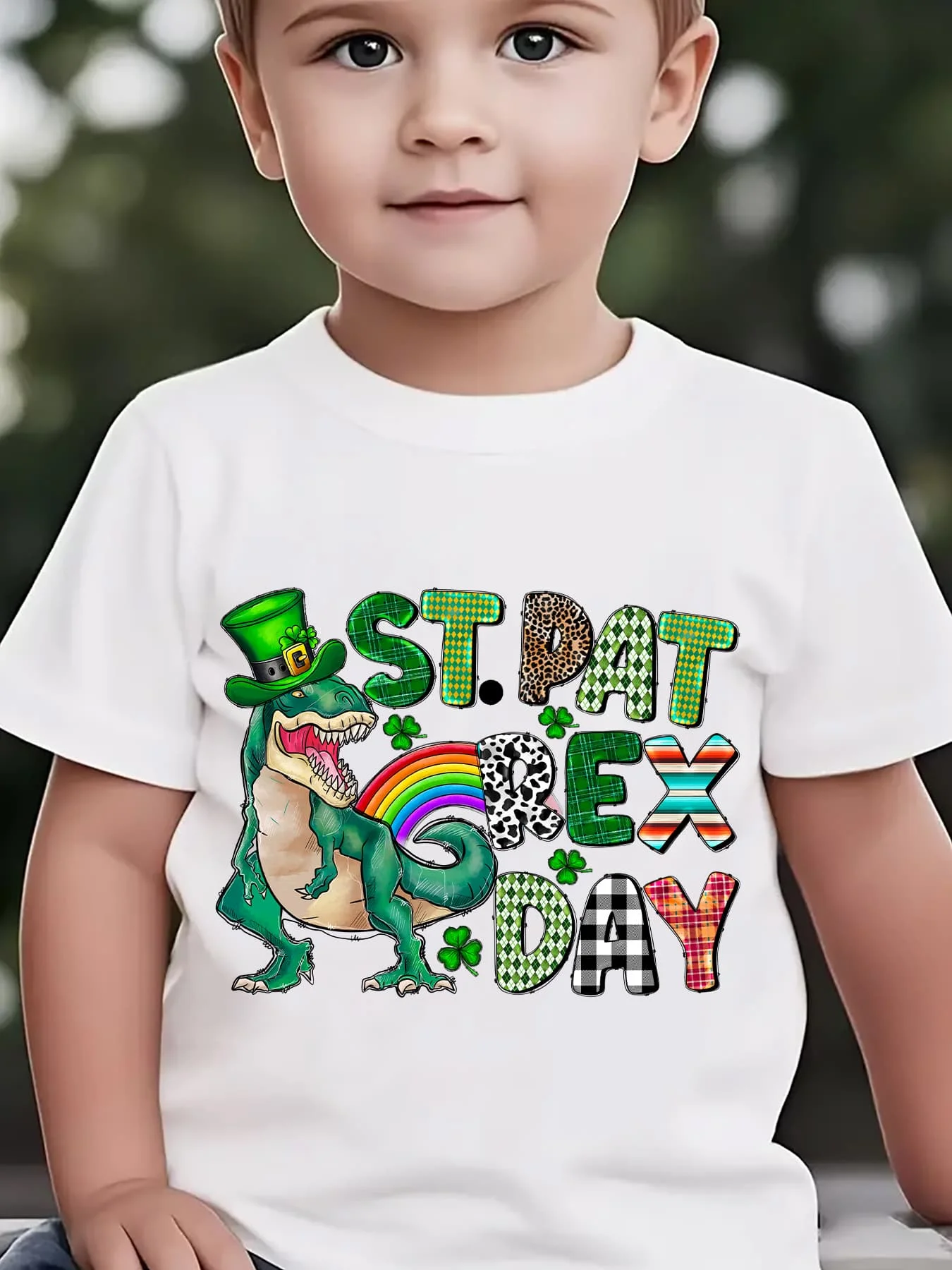 St. Patrick's Day Summer Children's Fashion  T-shirt 