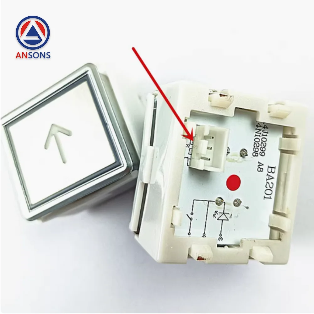 BA201 A4J10299 A6 A4N10298 S**R Elevator Push Button Square Ansons Elevator Spare Parts