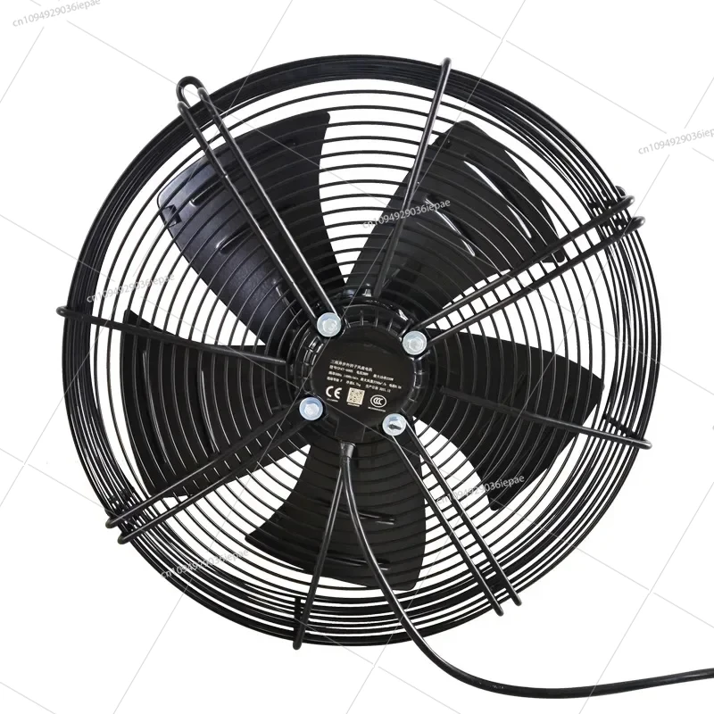 Long air outer rotor axial flow fan diameter 400/500mm condenser evaporator air conditioner cooling cold storage motor