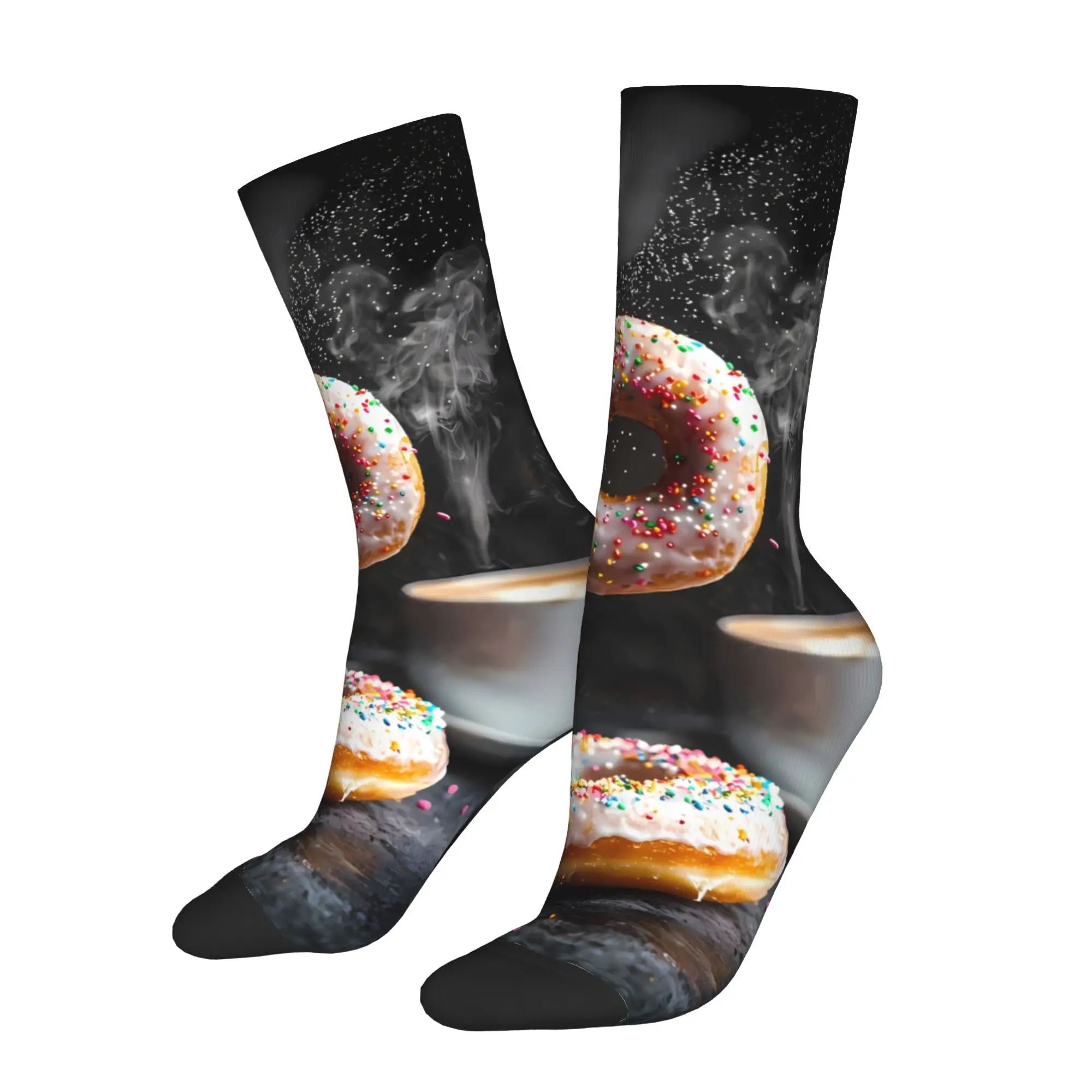 

Носки Donut Delicious, мужские и женские зимние чулки с принтом