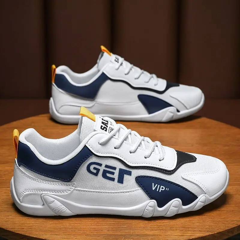 

Мужская летняя осенняя дышащая парусиновая обувь, мужская рабочая прогулочная универсальная спортивная обувь, модные кроссовки на плоской подошве M1068