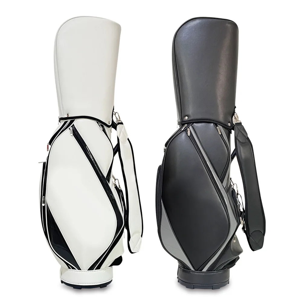 البوب تخصيص خفيفة الوزن حامل الغولف حقيبة مقاوم للماء بولي Material المواد الفرامل التعادل قضيب عجلة كبيرة حالة جديدة حزمة السفر شعار مخصص