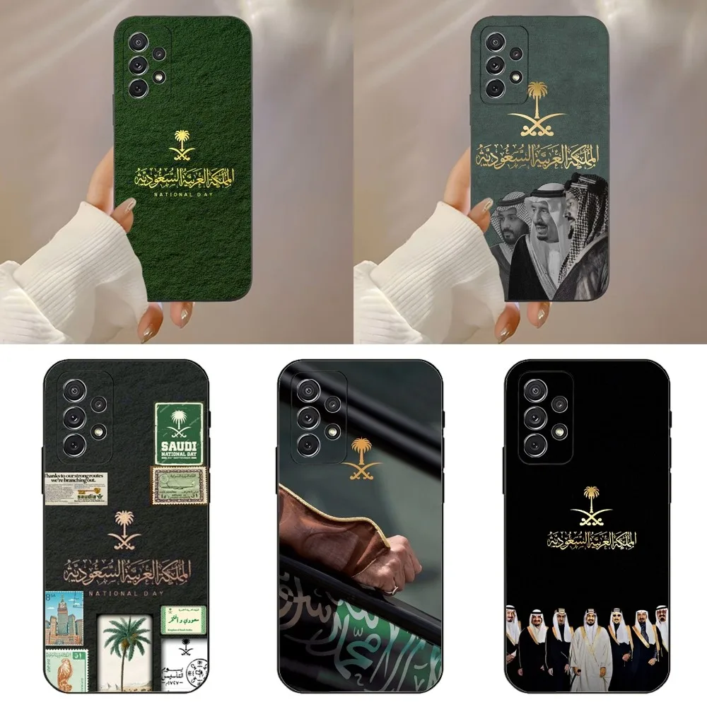 S-Salman Saudi A-Arabia Phone Case For Samsung Galaxy A91,A80,A73,A72 ,A71,A53A52,A32 ,A31A22,A21s,A20,Black Cover