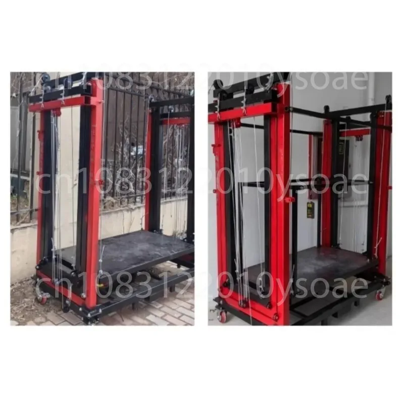 Foldable mobile lifting fully automatic remote control electric scaffolding