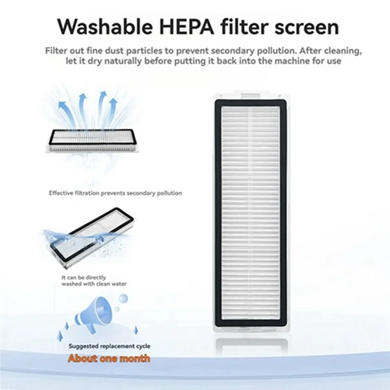 26 шт. для Xiaomi Mijia M40S OV31CN запасные аксессуары для пылесоса основная щетка боковая щетка HEPA-фильтр швабра тканевый мешок для пыли