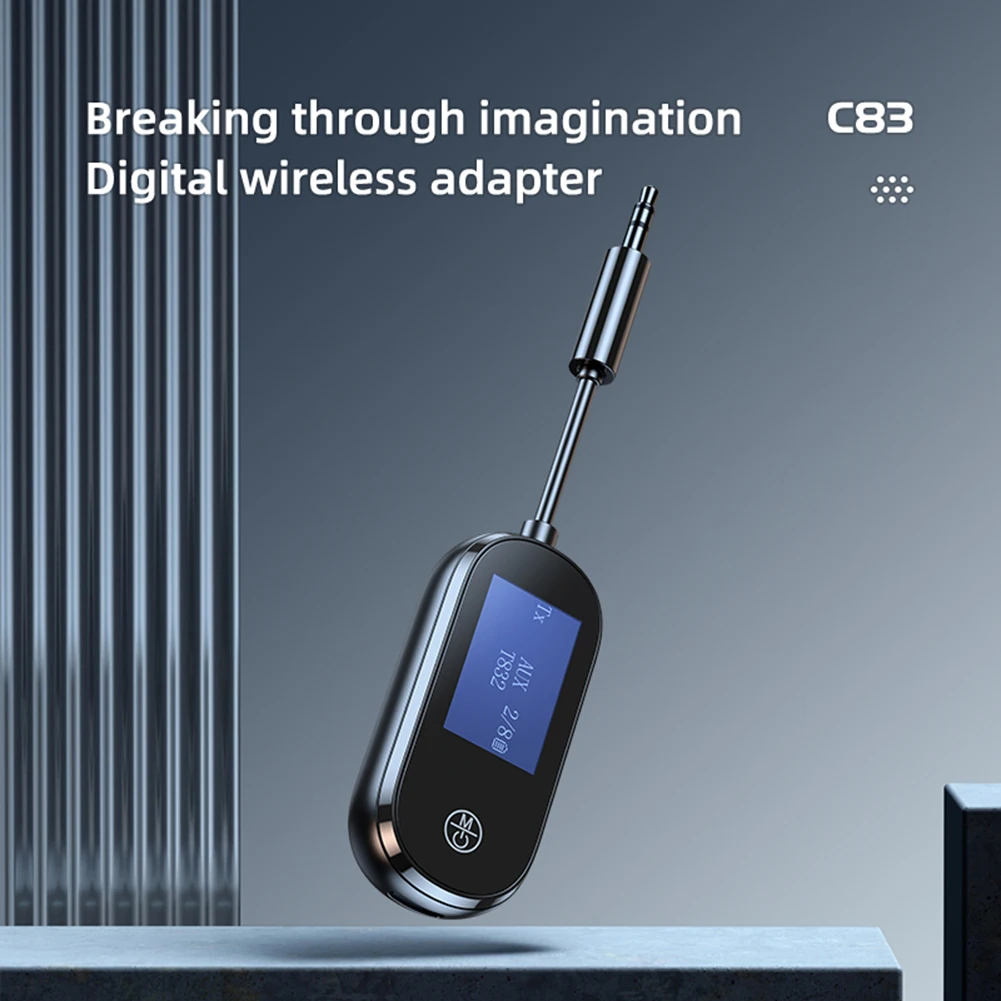 2 в 1, Bluetooth-совместимый передатчик 5,3, приемник, 3,5 мм, AUX, самолет, аудио, беспроводной адаптер с микрофоном для ТВ, ПК, автомобиля