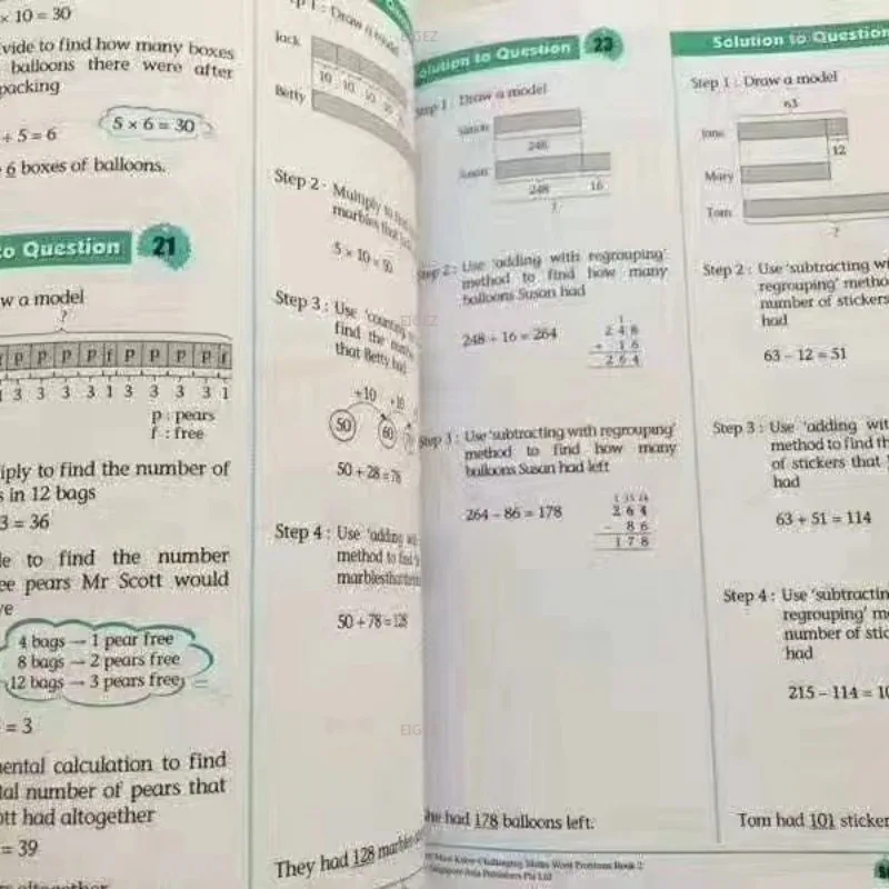 Escuela de estudiantes de inglés, desafío de matemáticas, 101, 101, se debe aprender, problemas de aplicación, para los grados 1-6