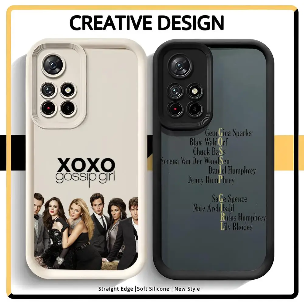 TV G-Gossip Girl Love Best Friends MINISO Phone Case Eye Ladder For Redmi 10 13Note PRO 13C 4 5G / Xiaomi 14 PRO T POCOX3 5