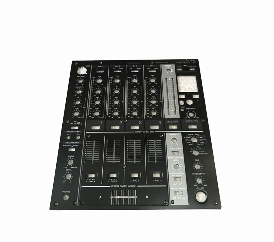 

Mixer Panel DJM-700 Metal Control Panel Black Panel ForPioner DNB1153 DNB1155