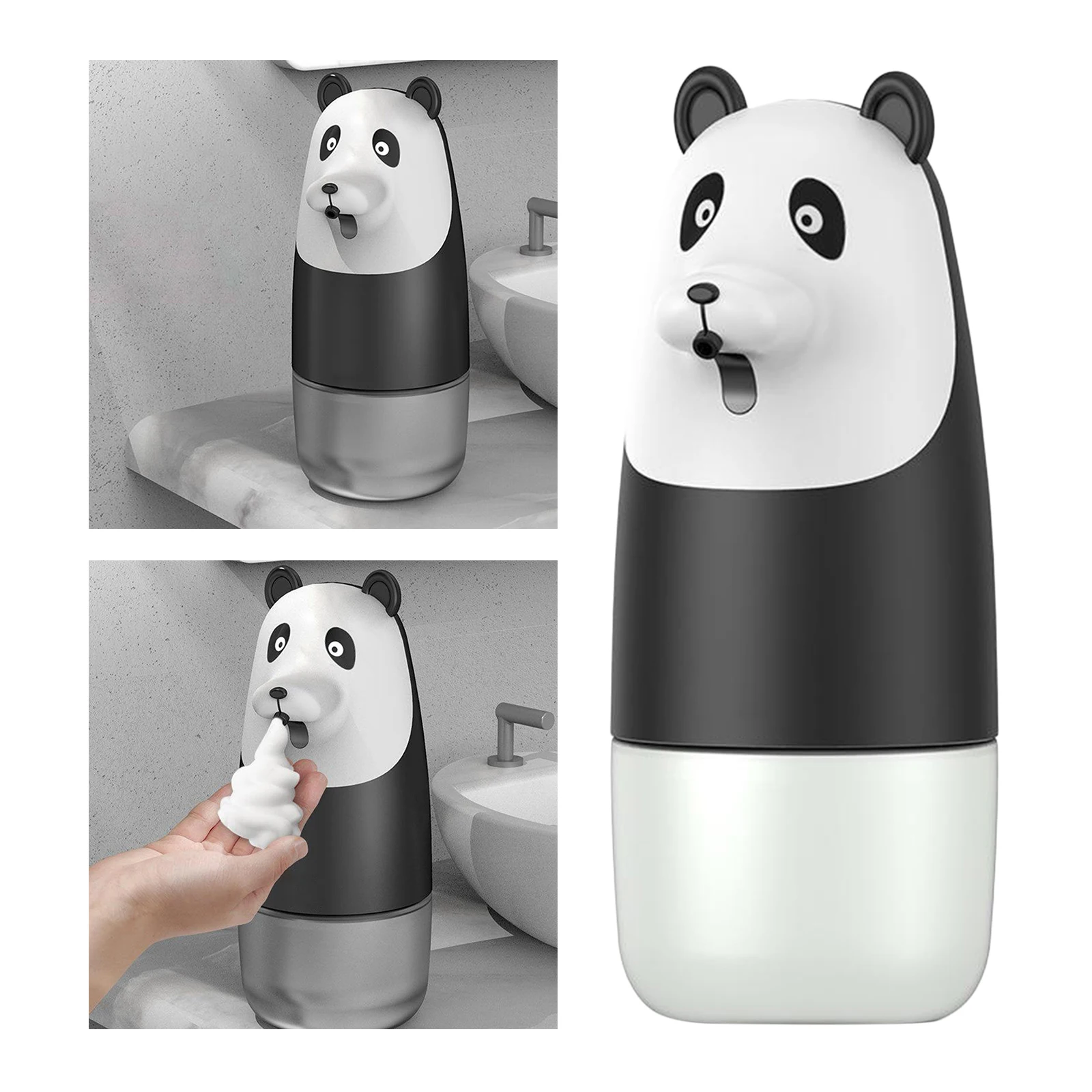 Automatic Foam Soap Dispenser Cute Cartoon Panda Touchless Liquid Soap Dispensers Auto Foaming Dispensers Hand Washing For Home