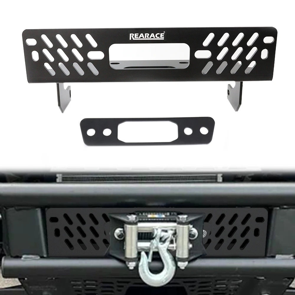 

Fit For Polaris Ranger Midsize 400 500 Crew 570 Crew 800 Motorcycle Front Winch Mount Bracket Steel UTV Winch Mounting Plate