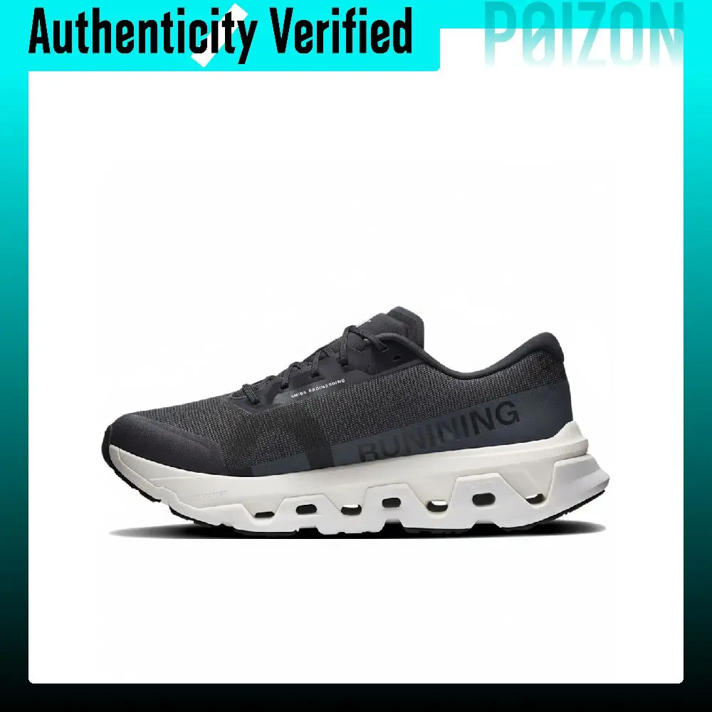 Zapatillas de running transpirables con amortiguación On Cloudmonster 3, modelo para hombre, en color negro y blanco, 3MG10061430.