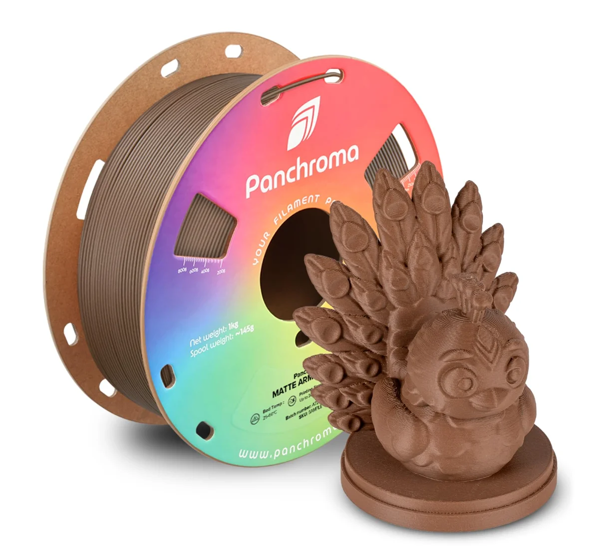 

Polymaker Panchroma Matte PLA Filament, Army Brown 1.75mm 1kg 3D Printing Filament, Fit Most FDM 3D Printers, 1kg Spool (2.2lbs)