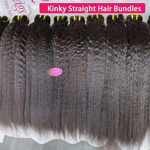 Imagen 1 del producto 30 pulgadas indio virgen sin procesar 100% cabello humano 15A paquetes rectos y rizados Yaki recto doble trama cabello trenzado a granel