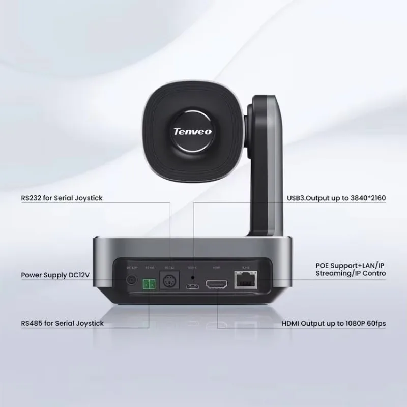 Professional Tenveo VL20N 20x Zoom HD Conference Camera Ptz Live Streaming Camera PTZ Conferencing Camera