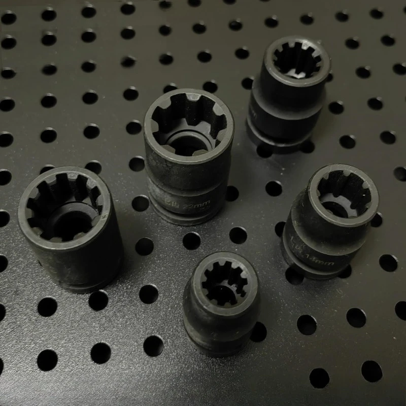 10 Spline 7 Point Socket Bit Special Tool For Brake Caliper Screw Disassembly Maintenance Work