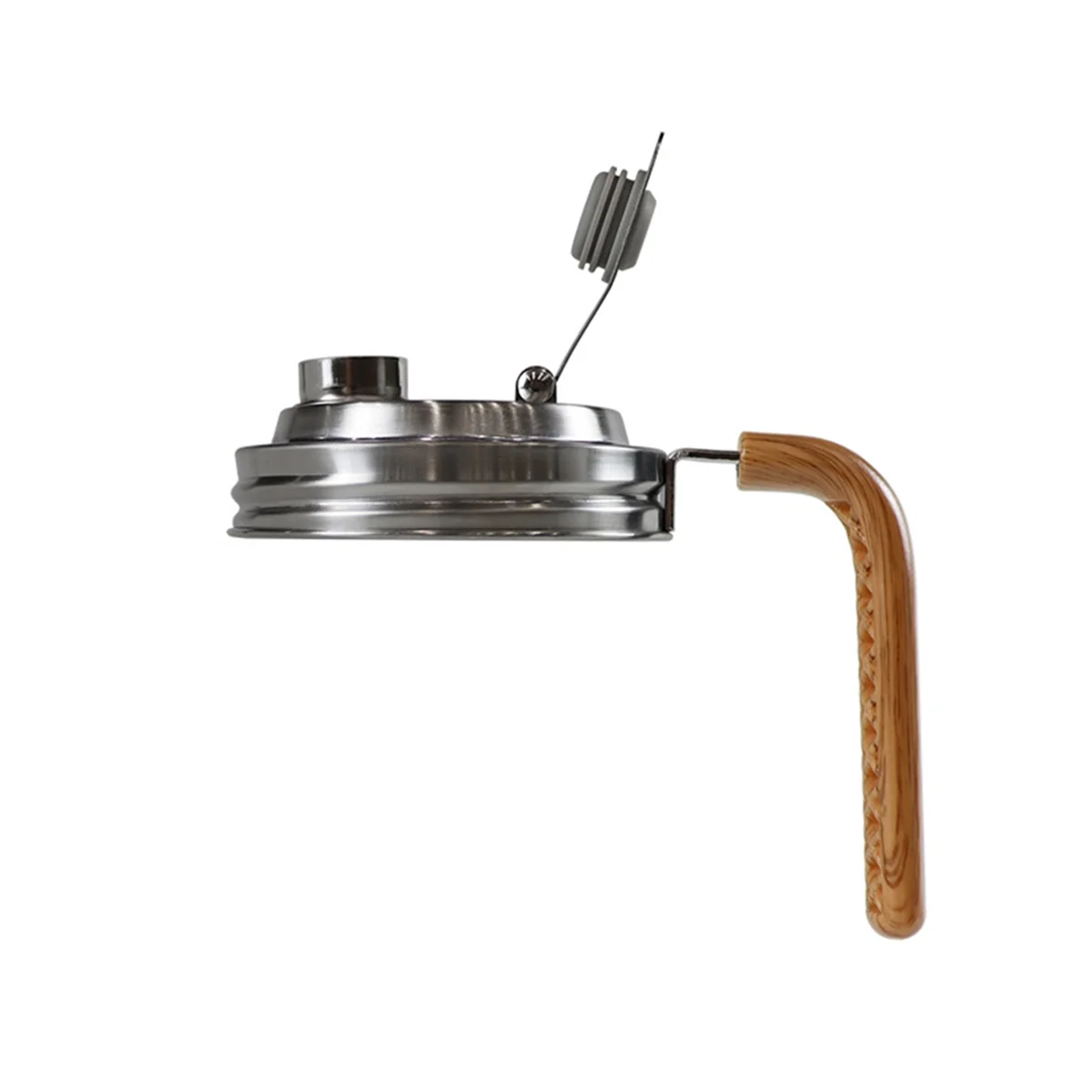 2 قطعة جرة ميسون واسعة الفم الفولاذ المقاوم للصدأ صب غطاء صنبور ، أغطية جرة ميسون قابلة لإعادة الاستخدام لبرطمانات ميسون واسعة الفم