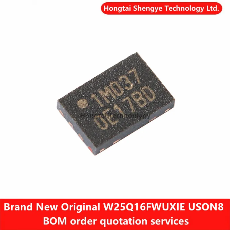 New Original Genuine SMT W25Q16FWUXIE USON-8 1.8V 16M-bit Serial Flash Chip