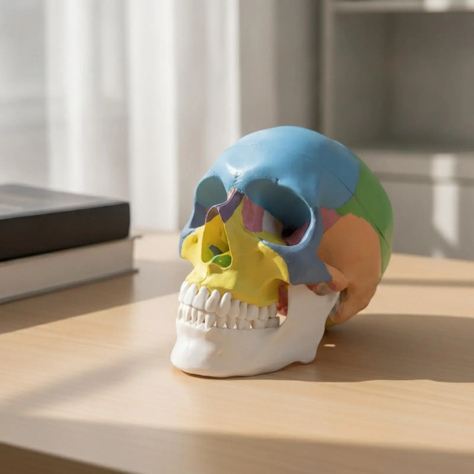 Human Skull Model Head Anatomy Replica PVC for Medical Teaching Classroom Display Educational Skeleton Replica with Realistic