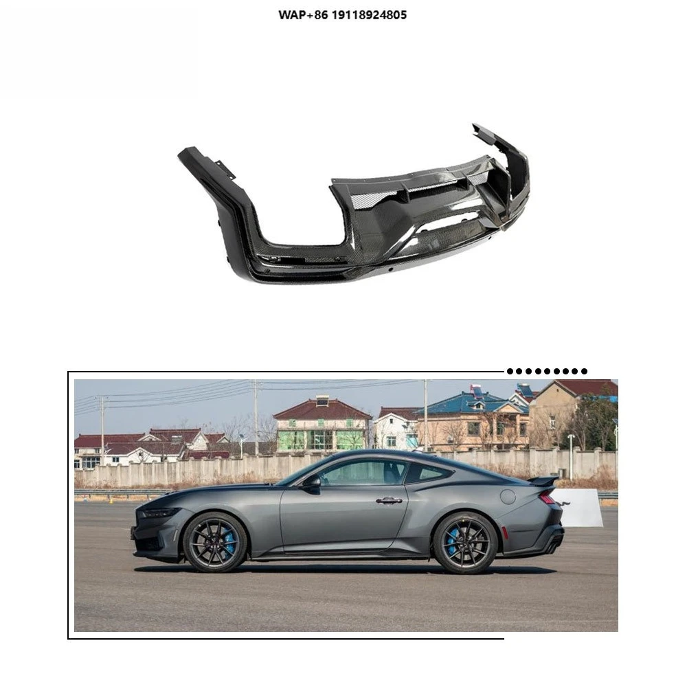 

Replacement Style Carbon Fiber Rear Diffuser for 2024 Mustang Dark Horse