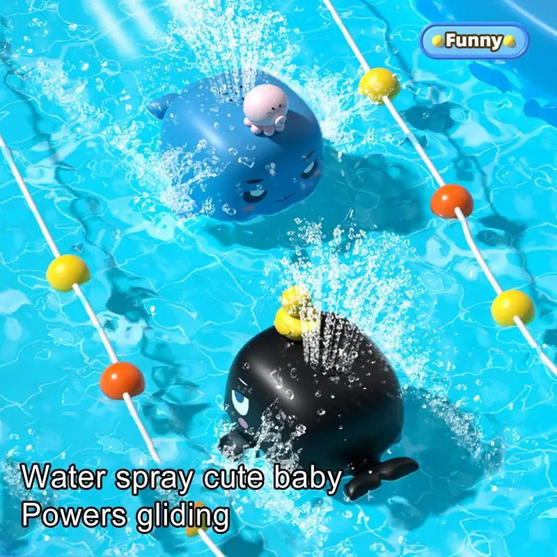 baby bath Toys Fun Electric Whale Water Sprayer Bathtub Supplies for Easter Outside Play Friends Family Toddler Play Swimming