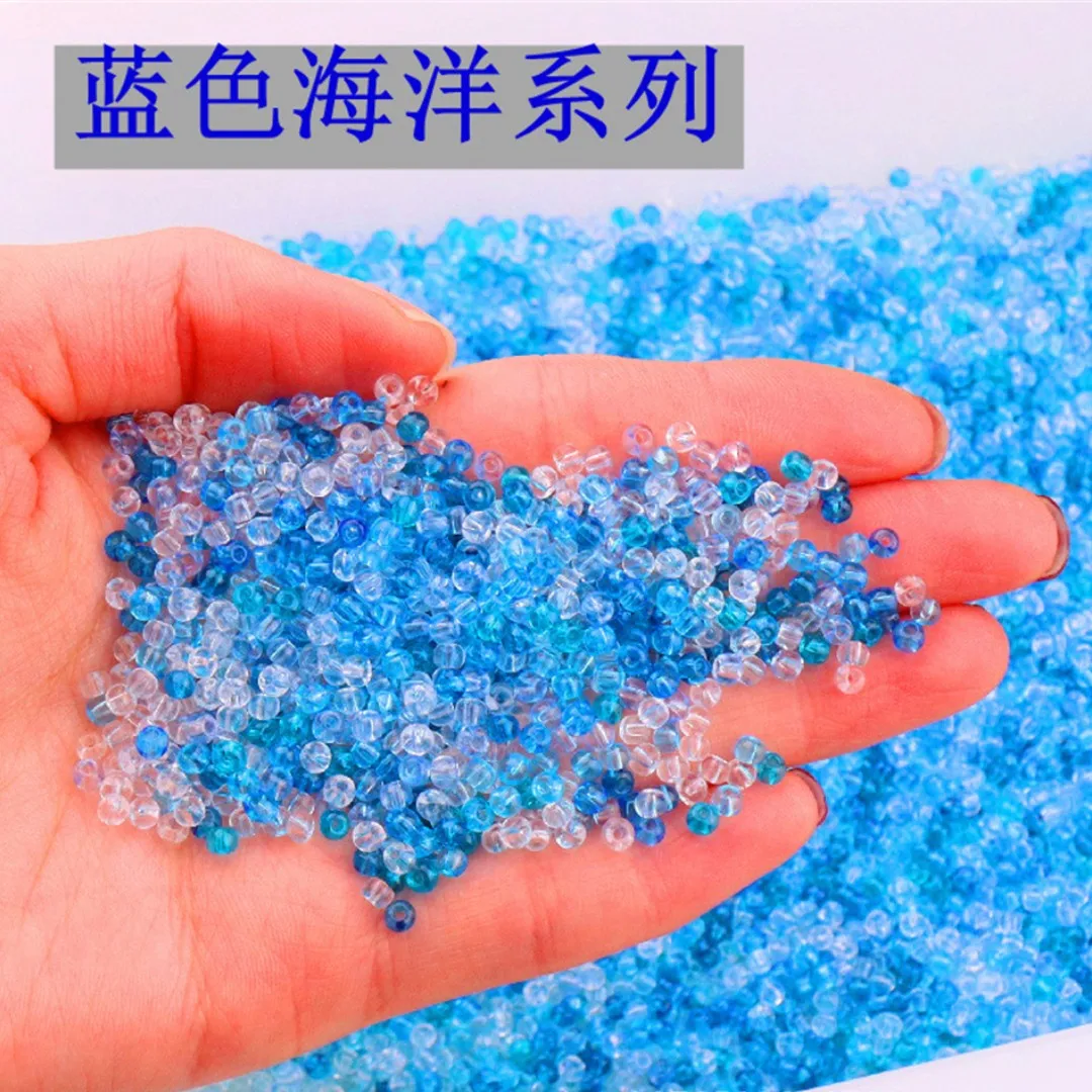 Uniform 2/3/4mm Oling Transparent Glass Seedbeads Colorful Czech Round Spacer Beads For DIY Jewelry Bracelet Making Accessories