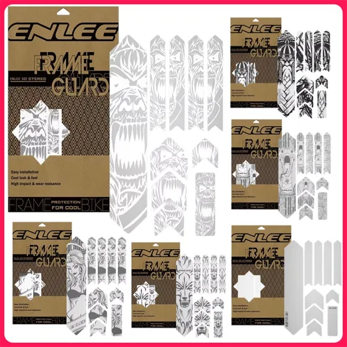 Protector invisible para cuadro de bicicleta, kit de cinta protectora contra arañazos 3D extraíble para MTB, carretera, bicicletas de grava, fácil instalación sin residuos