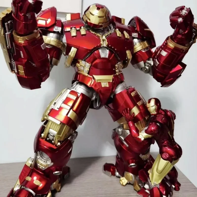 Novo 17cm vingadores homem de ferro mk44 hulkbuster figuras de ação mech homem de ferro junta brinquedo móvel coleta modelos liga aniversário