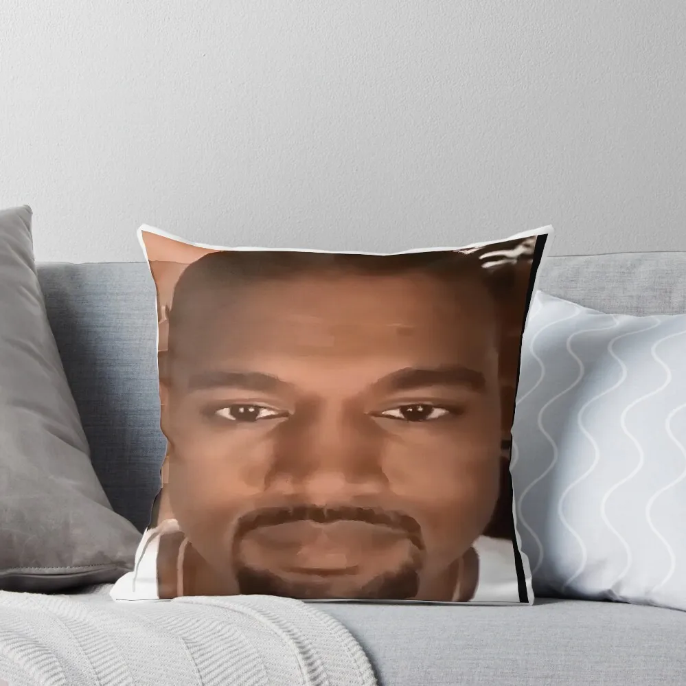 

Kanye West Stretched Meme TikTok Meme Ye Throw Pillow Custom Cushion Plaid Sofa Bed pillowcases pillow