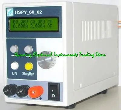 

Fast arrival 0-60V/0-2A adjustable DC power supply HSPY60V2A, 0-60V,/0-2A Adjustable with RS232/RS485 port