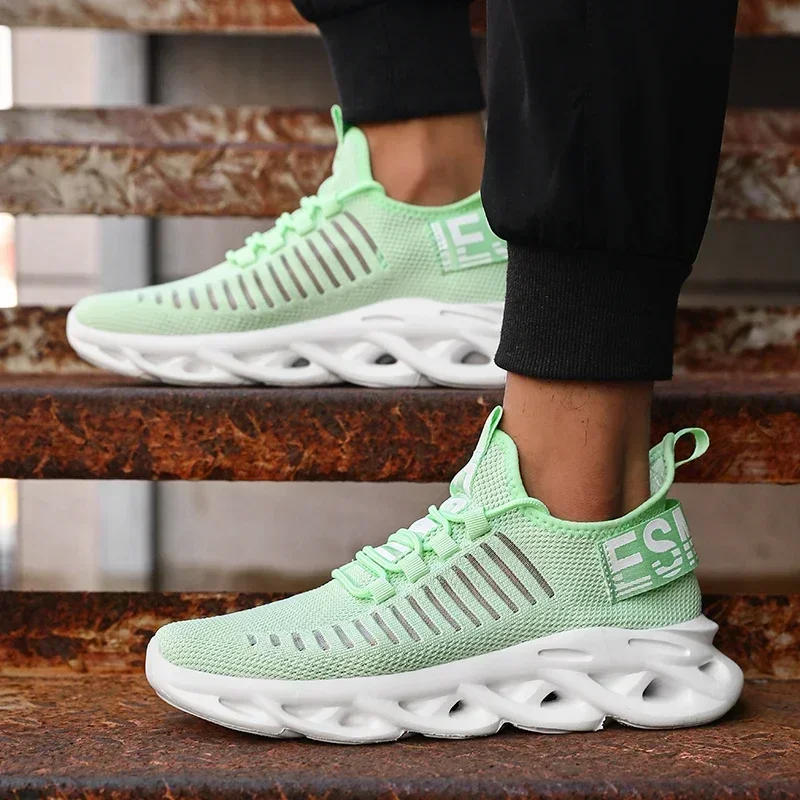 

Мужская повседневная обувь для бега, дышащие кроссовки для бега, уличная легкая удобная сетчатая прогулочная обувь для мужчин, спортивная обувь Tenis Masculino