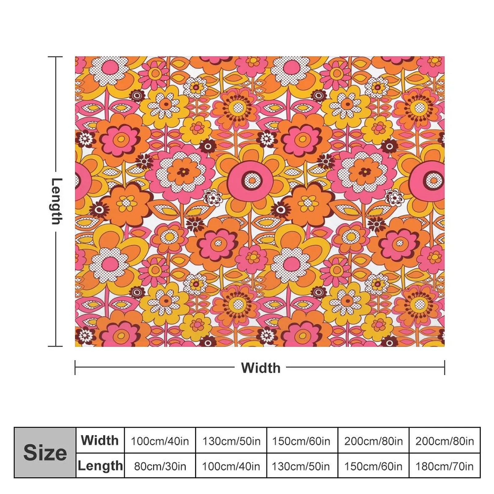 225 Fun Flowers Throw Blanket Blankets For Baby Bed Fashionable Blankets