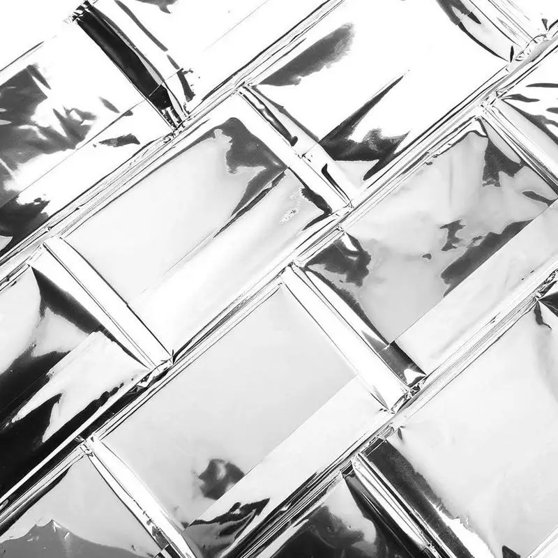 Reflective Film For Plants Foldable Foil Sheet High Silver Garden Film Sheets Portable Reflective Films 83 X 51Inch For