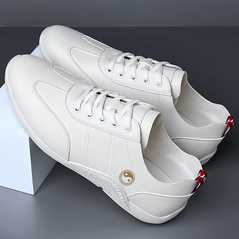 العلامة التجارية الكلاسيكية الكبار ممارسة الصينية التقليدية أحذية الكونغفو جلد طبيعي تاي تشي أحذية للجنسين مصمم فنون الدفاع عن النفس الأحذية #2