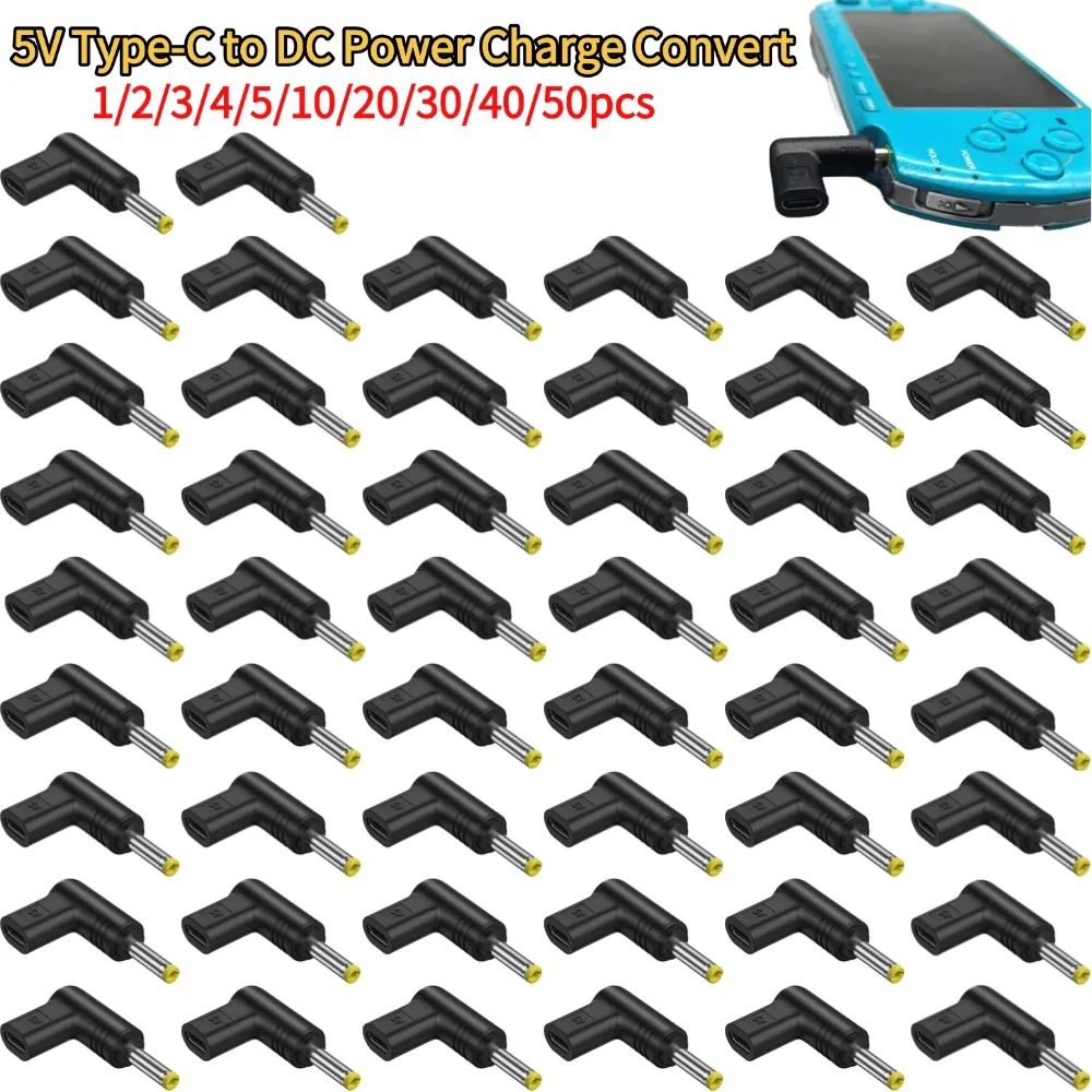 USB C to 5v 9v 12v DC Power Jack Connector Type C PD to 5.5x2.5 4.0x1.7 5.5x2.1 3.5x1.35 3.0x1.1mm Charge Adapter Converter