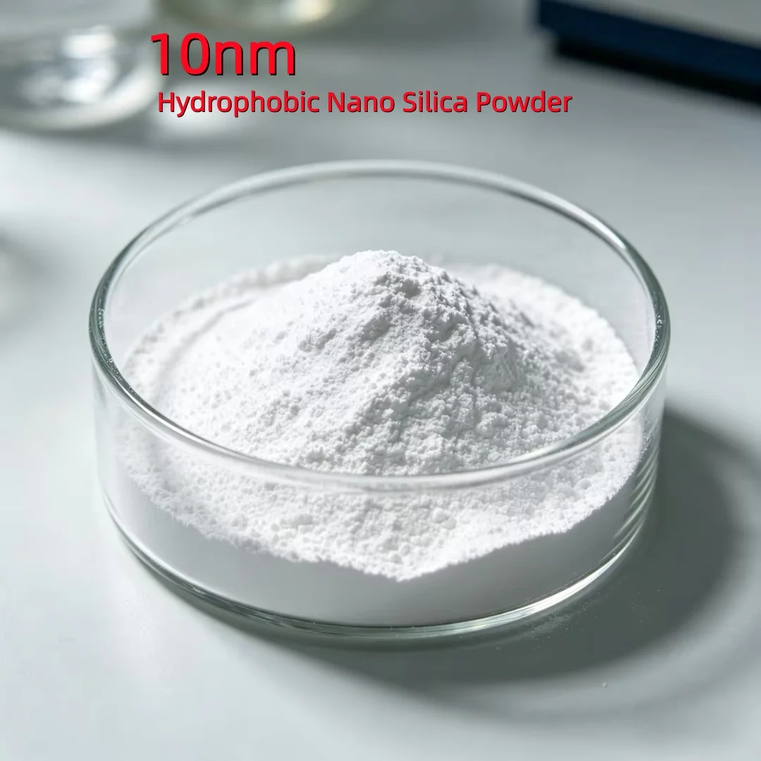 

Cosmetic Grade 10nm Hydrophobic Nano Silica Powder, 99.8% High Purity, Used for Makeup Formulation, Skincare and Nano Coating