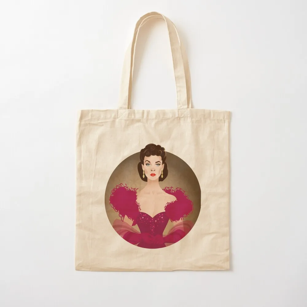 Burgundy dress Tote Bag Women's shopping bag tote bag canvas for beach