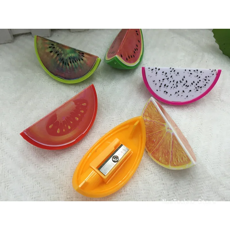 1PC Fruit Pencil Planer Creative Fruit Styling temperamatite/Dragon Fruit / Watermelon Pattern Curling Pen