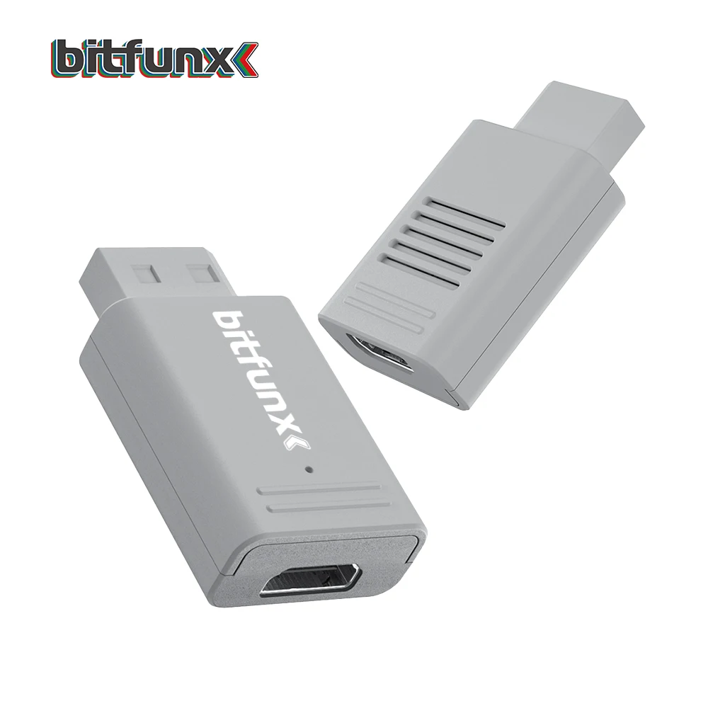 BitFunx Ypbpr para HDMI Conversor Para Nintendo Wii NTSC PAL Console de Jogos Retro Mini Adaptador HDMI Plug And Play