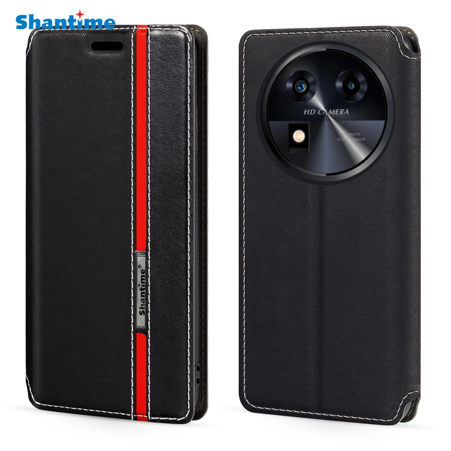 For Oukitel WP37 Case Fashion Multicolor Magnetic Closure Leather Flip Case Cover with Card Holder 6.6 inches