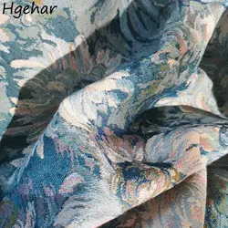 Aesthetic Vintage Jacquard Clothing Fabric DIY Design Handmade Apparel Material Sewing  Dress Fabrics Stylish Decoration