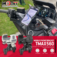 New Motorcycle Navigation Bracket For Yamaha TMAX 560 T-MAX 560 2022 2023 2024 2025 360°Rotating Handlebar GPS Phone Holder